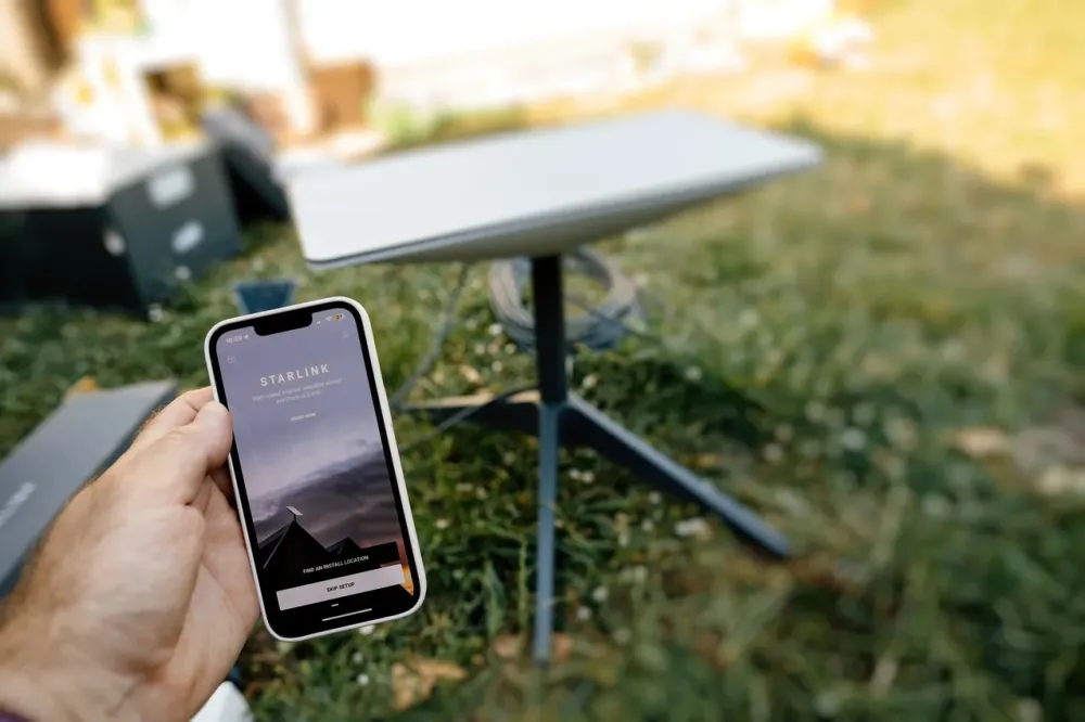 Installation starlink à LORIENT
